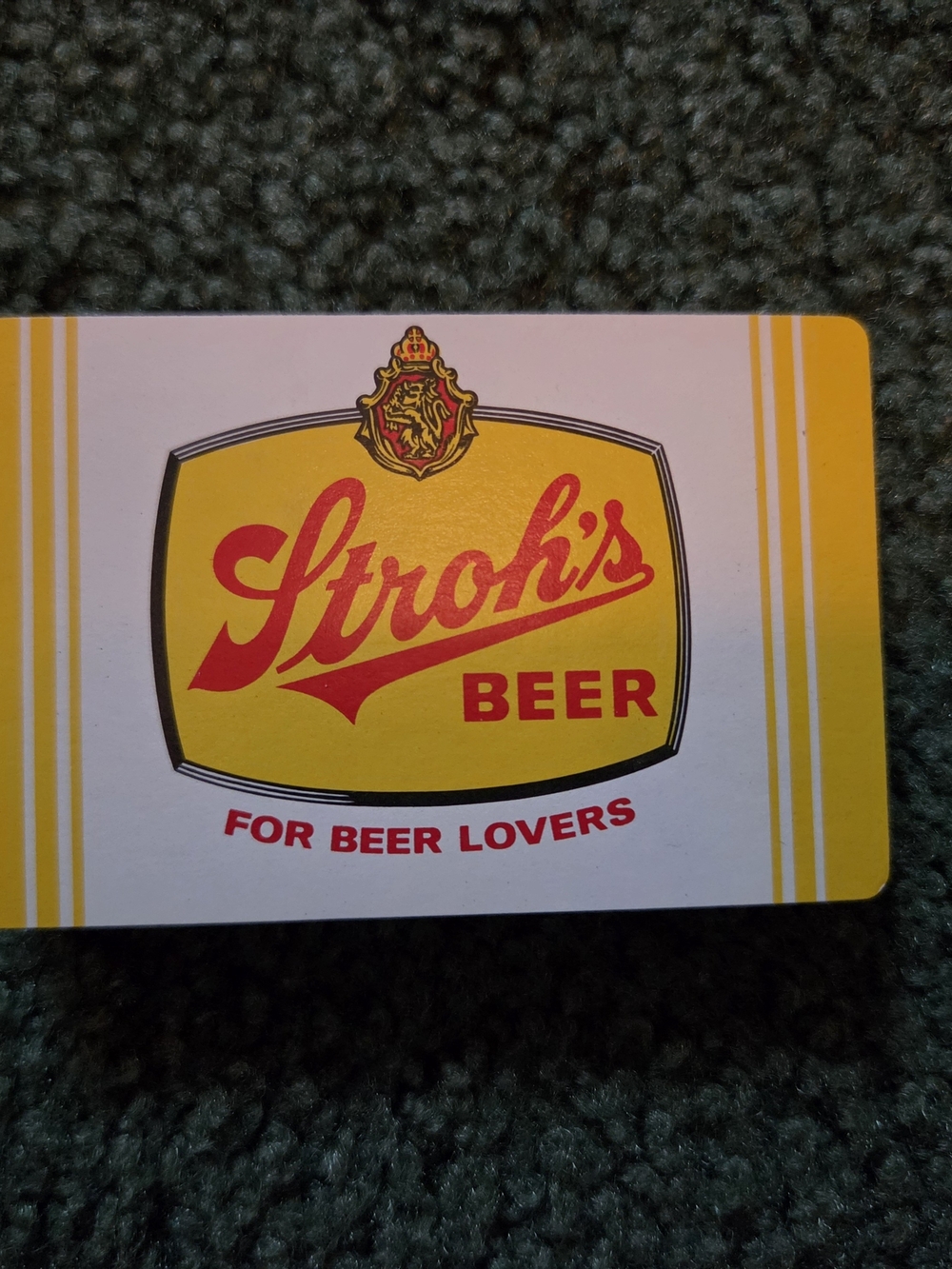 Stroh's Beer Deck Of Playing Cards